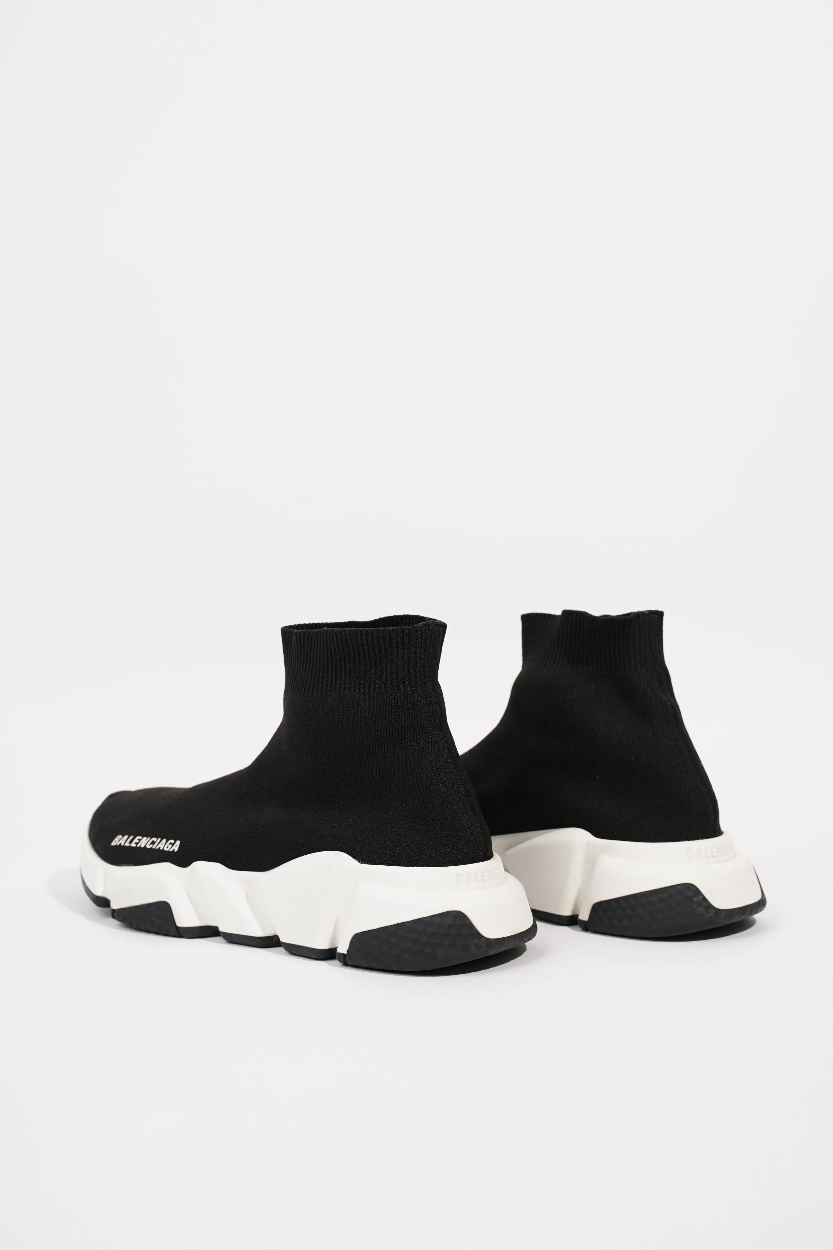 Balenciaga Womens Speed Trainers Black / White EU 37 / UK 4
