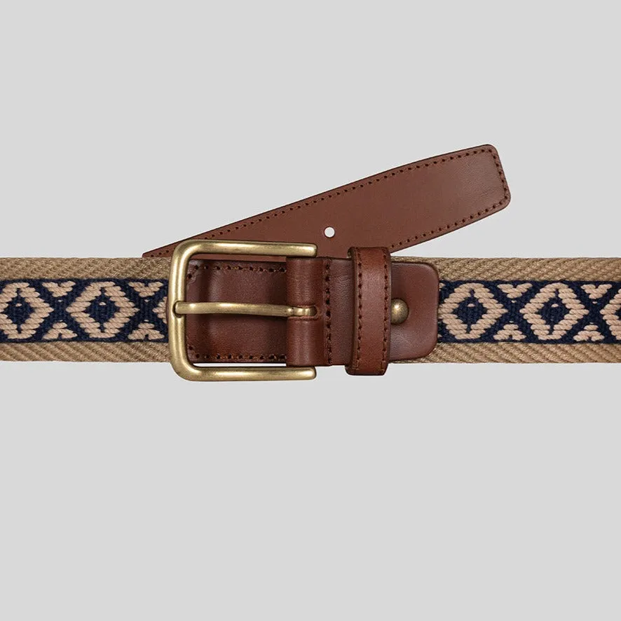 beige ethnic belt