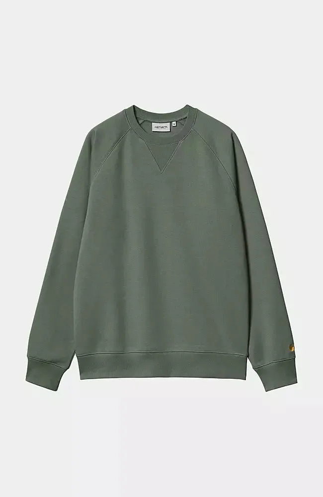 Carhartt Chase Sweat-Duck Green / Gold