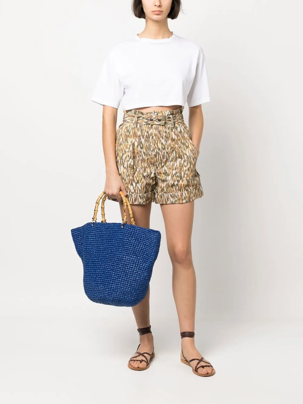 Chica    Chica Corolla Straw Handbag