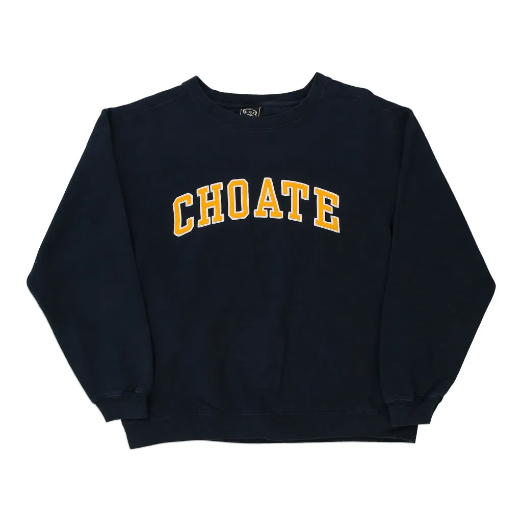 Choate Ouray College Sweatshirt - Medium Navy Cotton