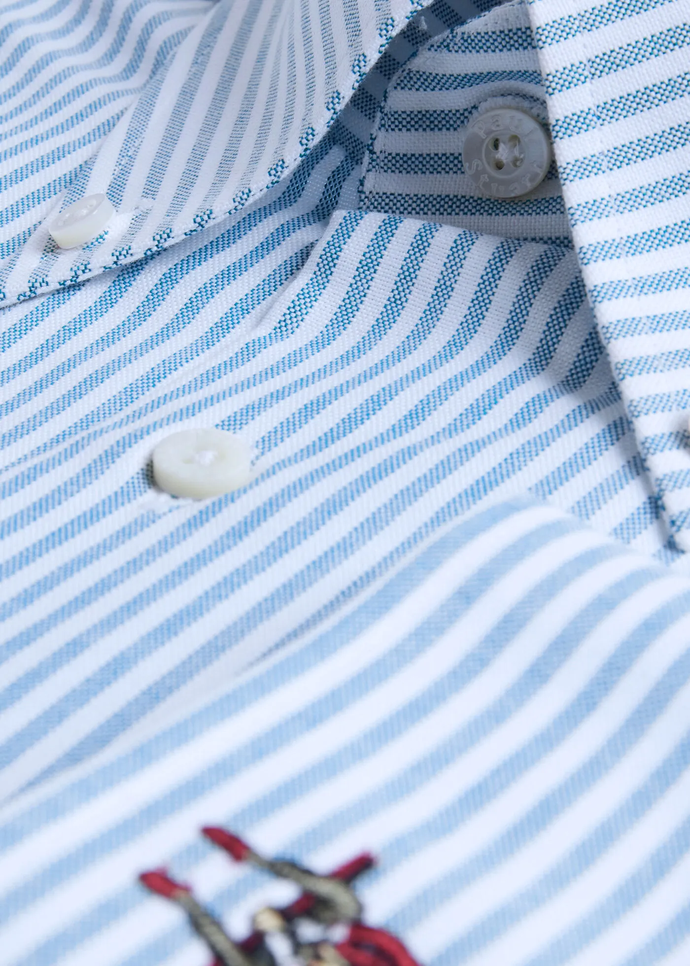 Cotton Oxford Striped Sport Shirt