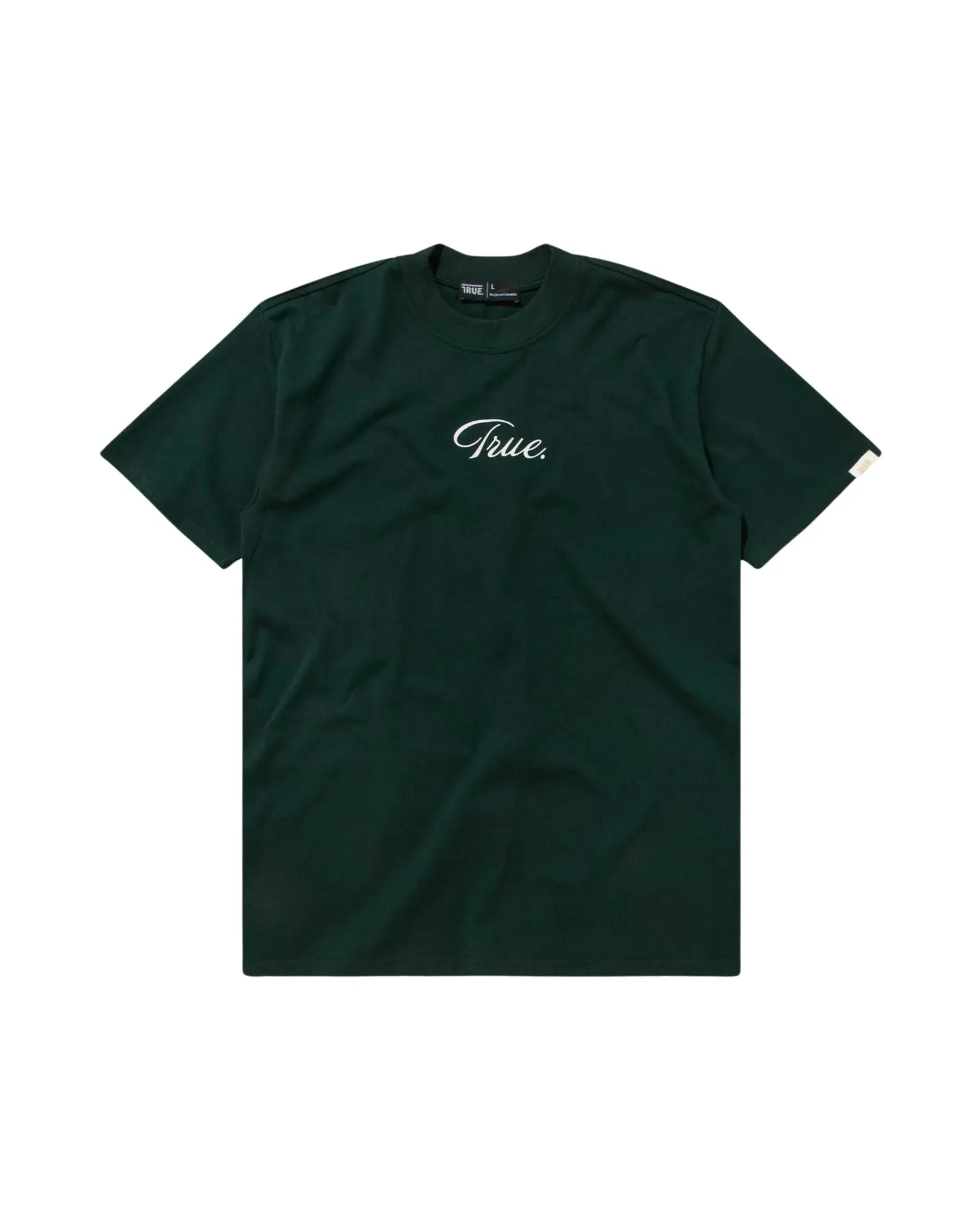Curvy Logo T-shirt - Pine Green