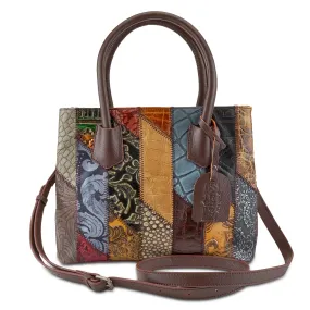  Exette Handbag in Dark Rainbow  