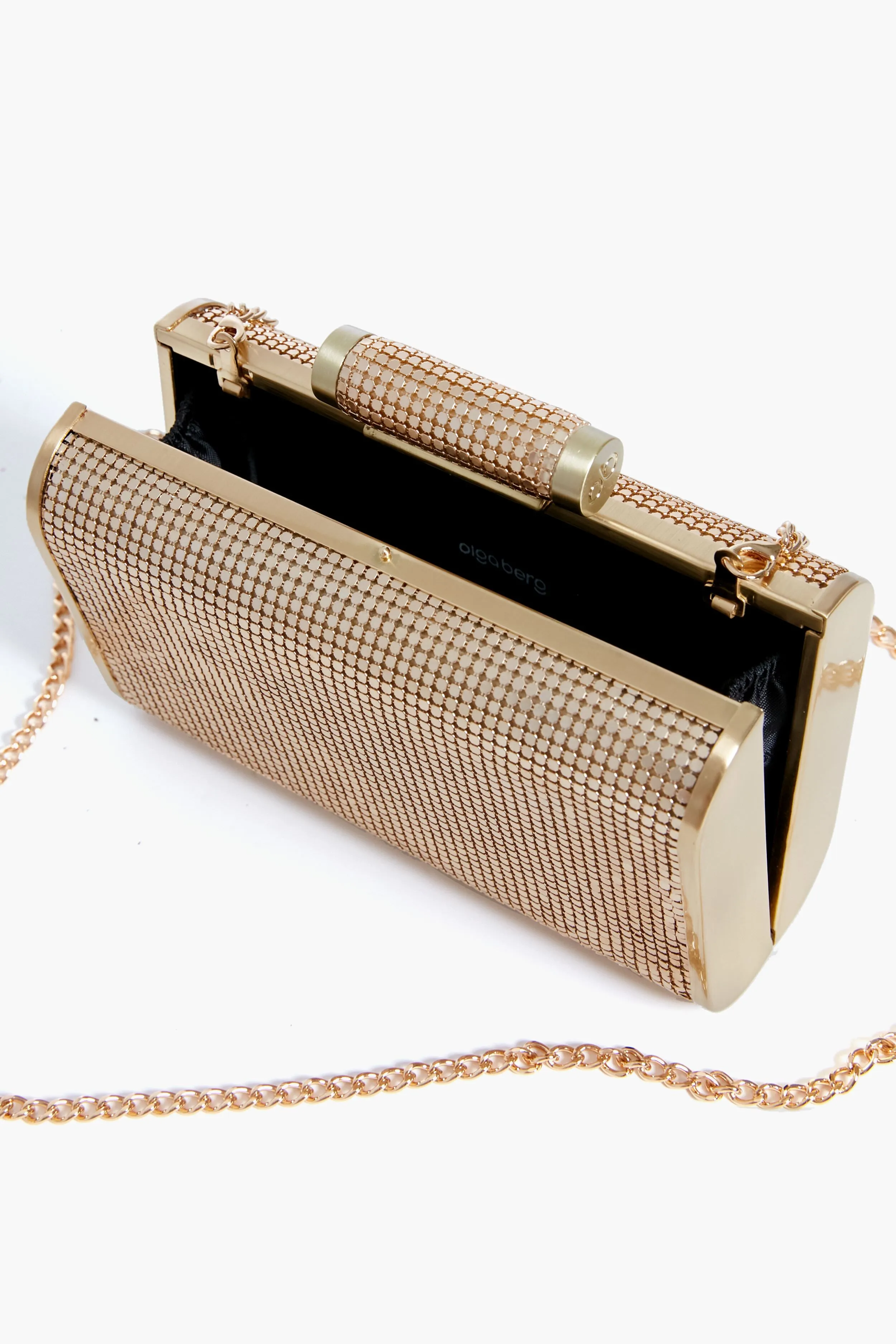 Gold Inca Mesh Clutch