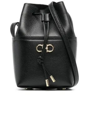 Grained Texture Gancini Clutch