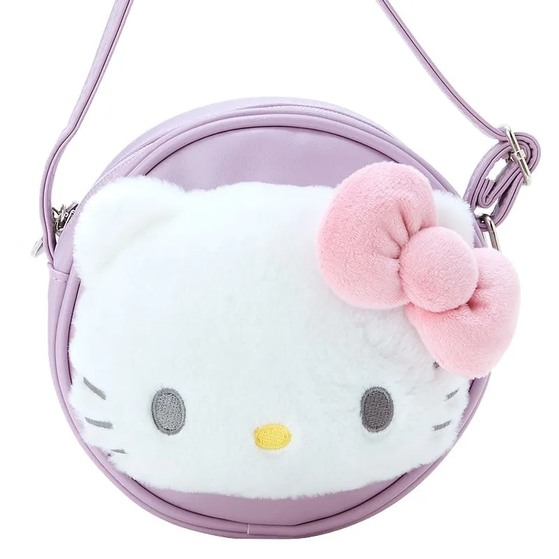 Hello Kitty Plush Round Crossbody Bag