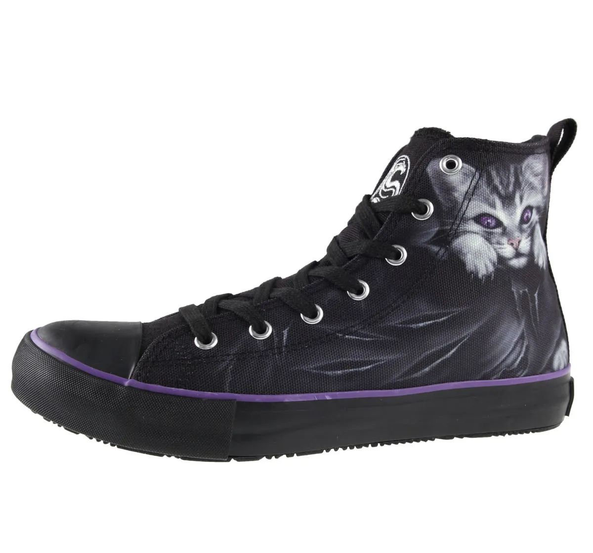 high sneakers women's BRIGHT EYES - SPIRAL - F011S002  -  Metal-shop