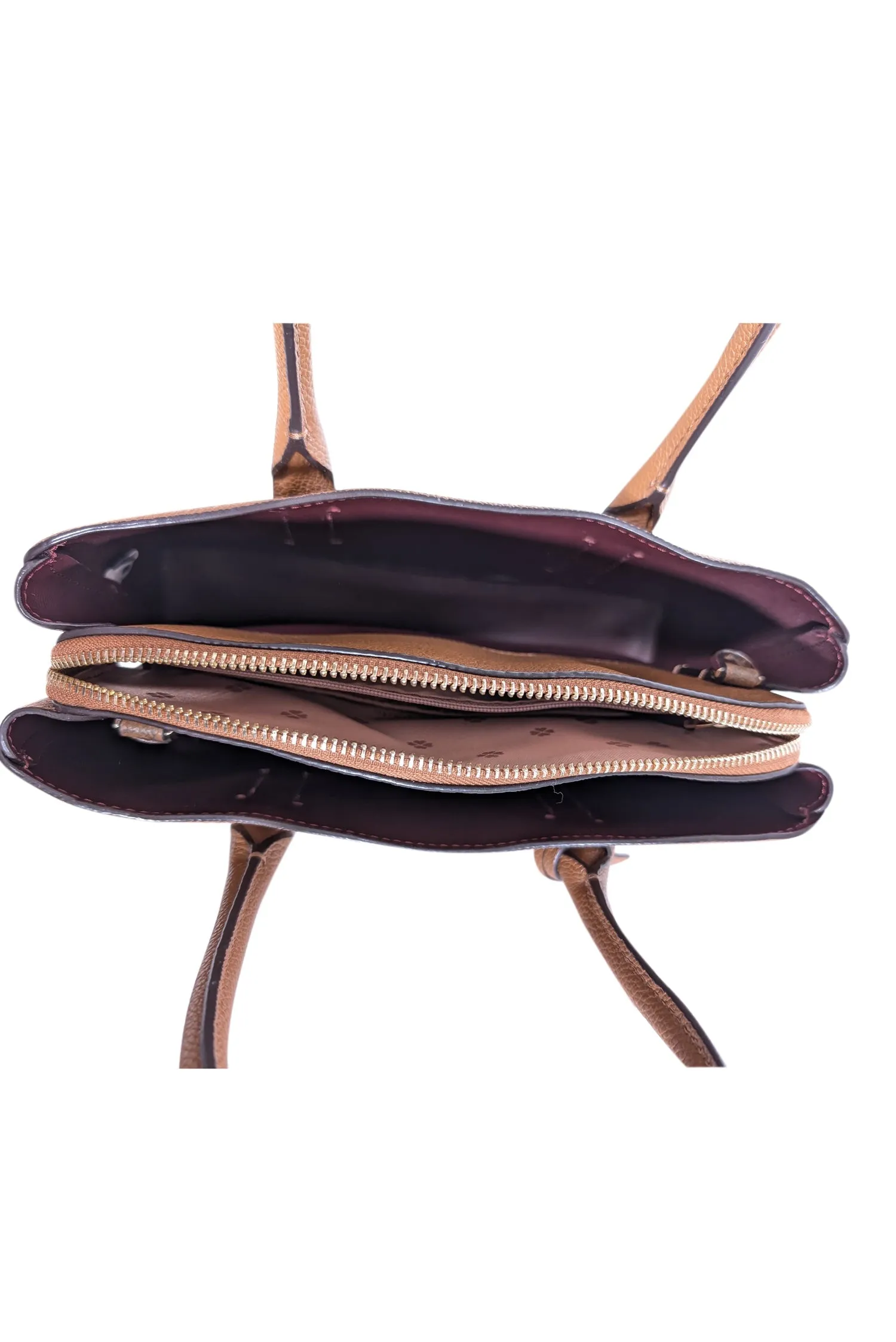 Kate Spade - Tan Grained Leather Crossbody Bag