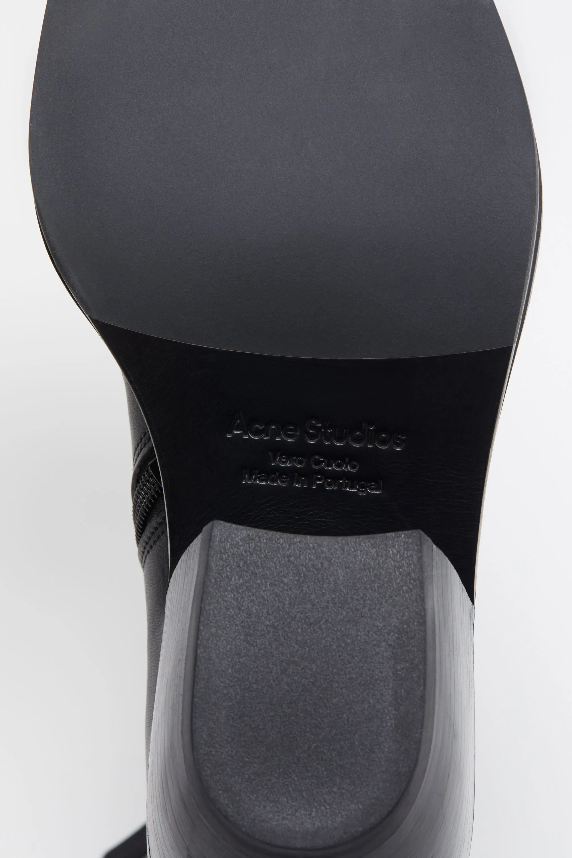Leather ankle boots