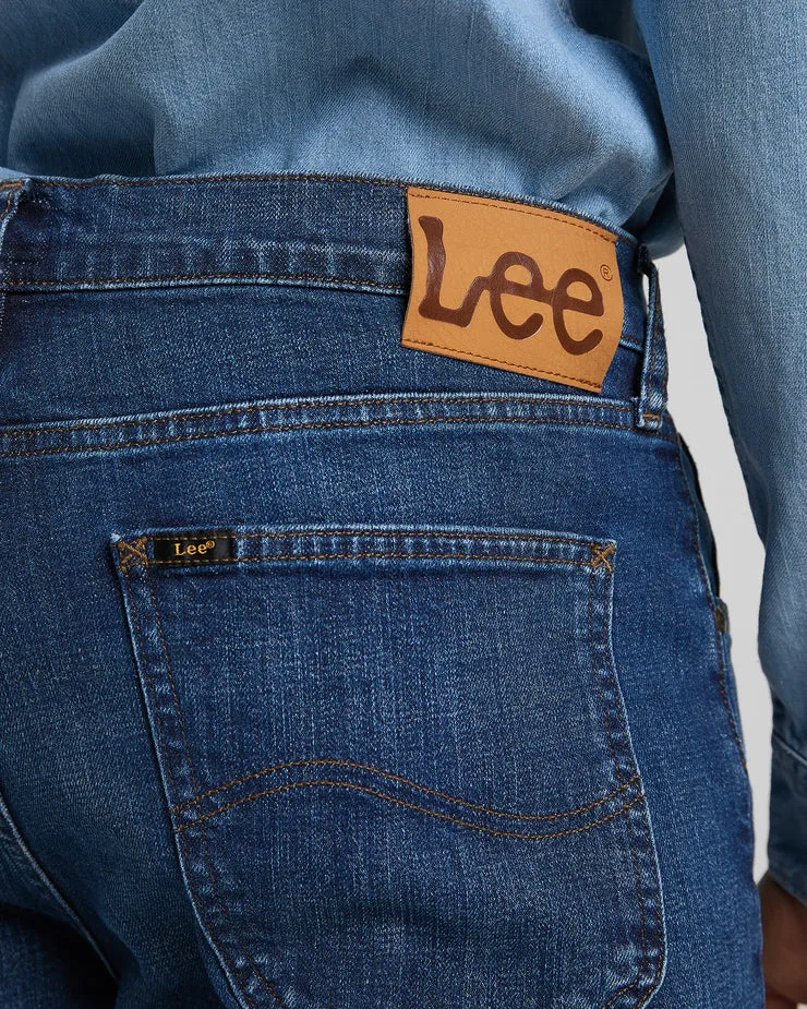 Lee Austin Regular Tapered Mens Jeans - Mid Bluegrass