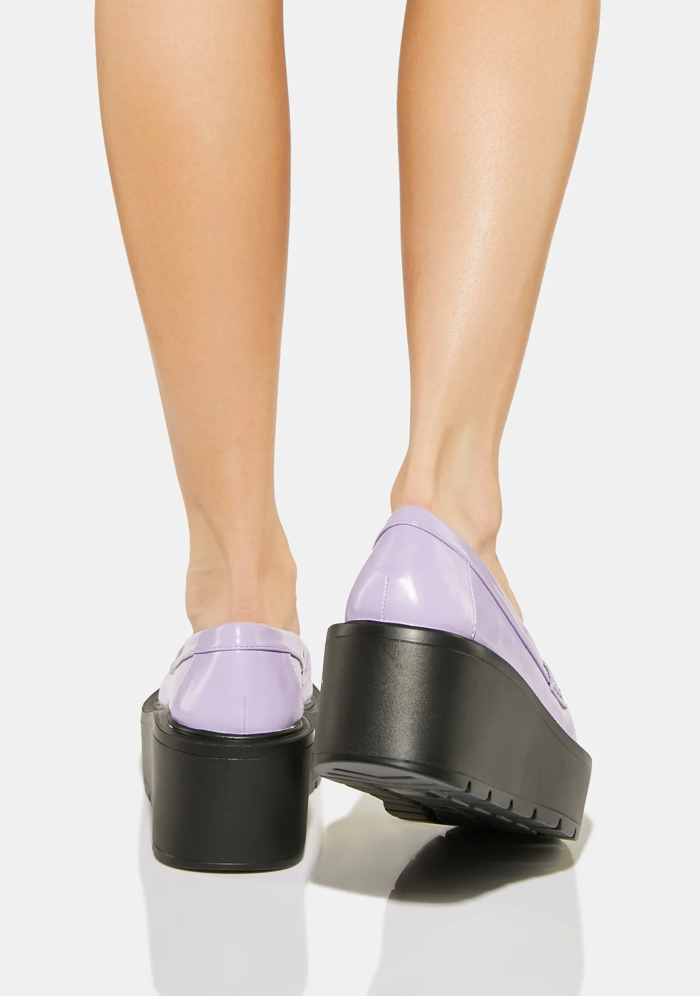 Lilac Paradise Platform Oxfords-
