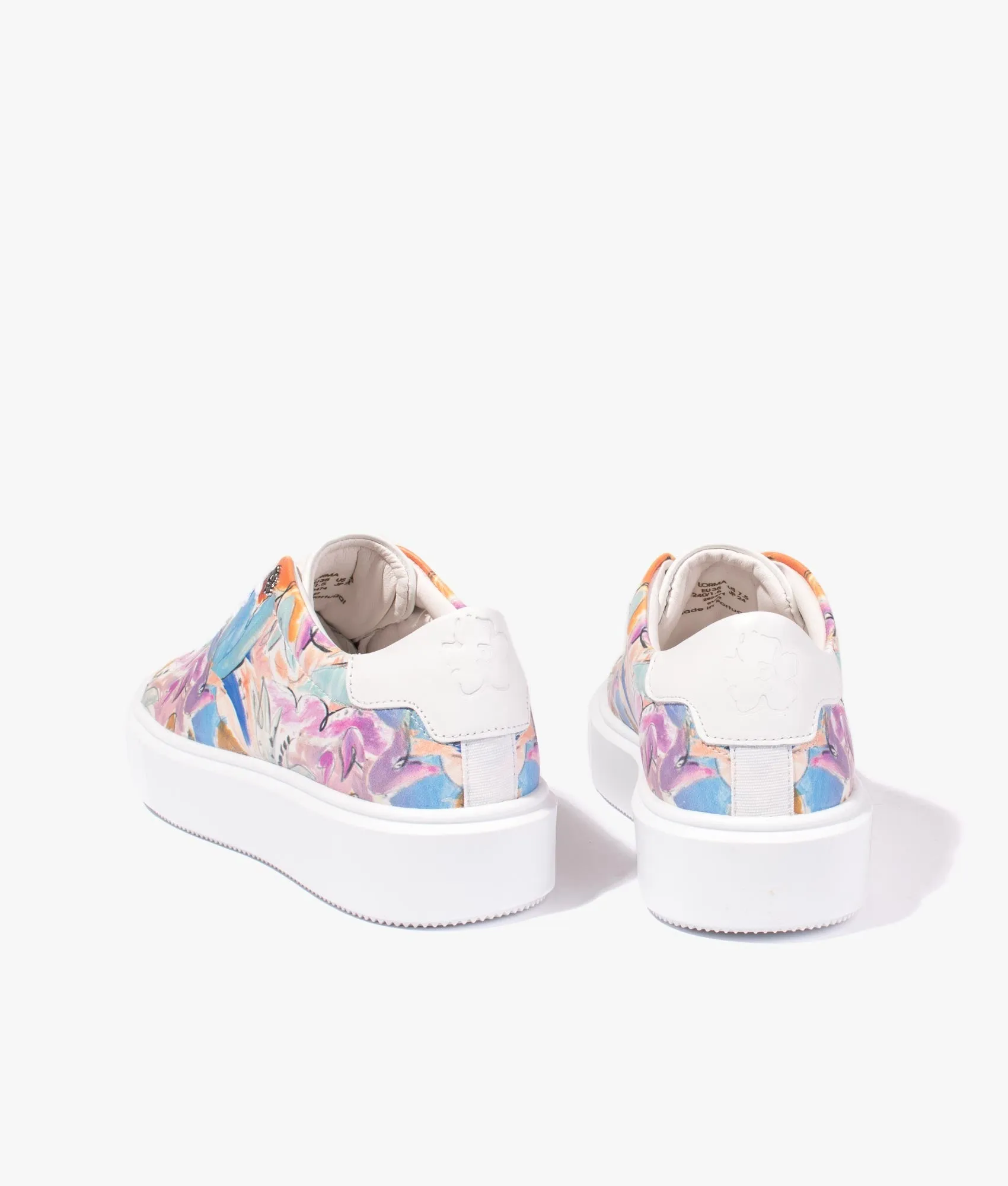 Lorma art print platform sneaker