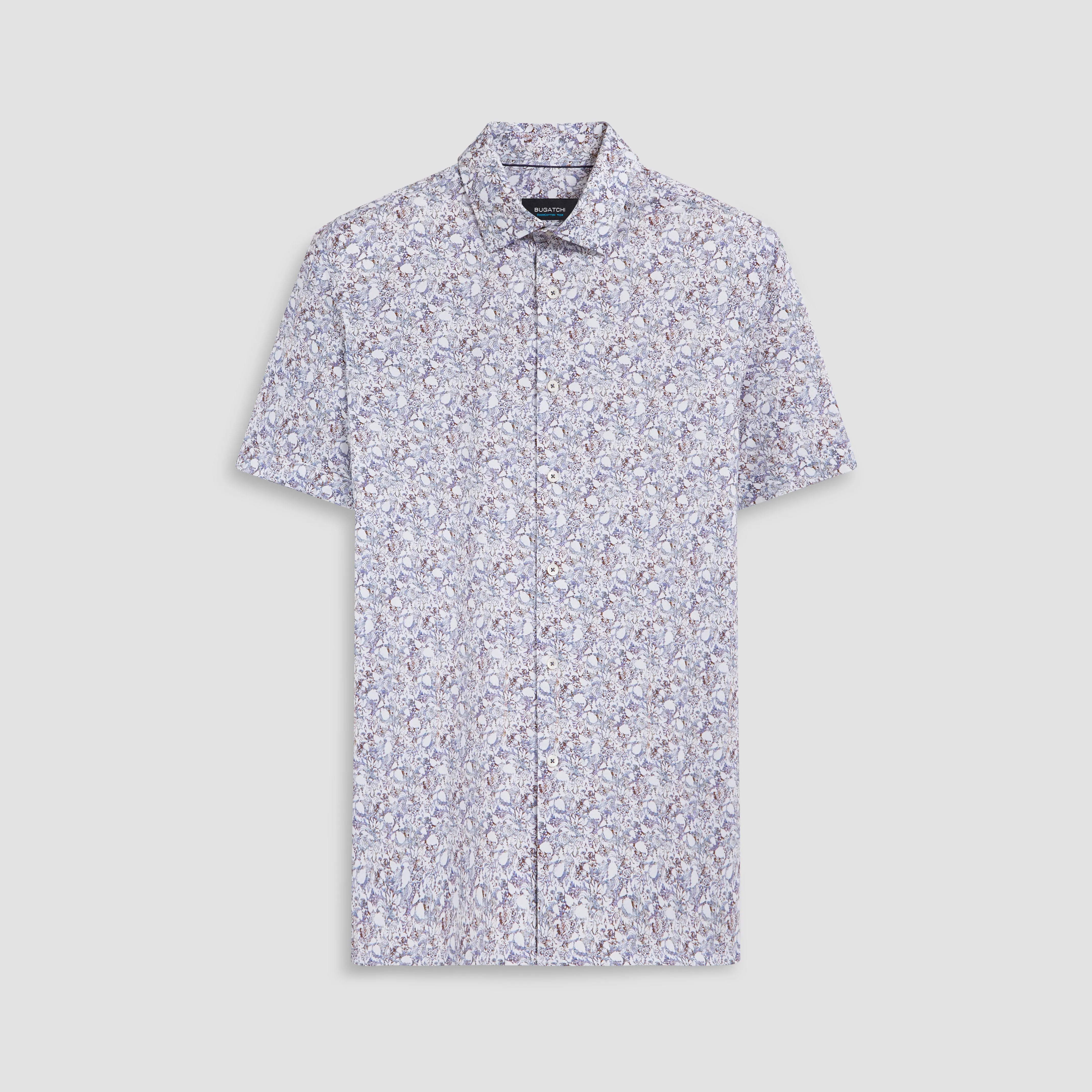 Milo Floral Print OoohCotton Short Sleeve Shirt