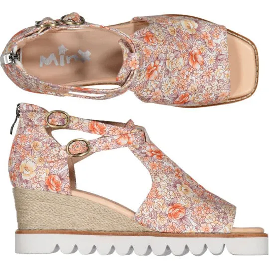 Minx Square Binx Wedge Autumn Petite Flowers
