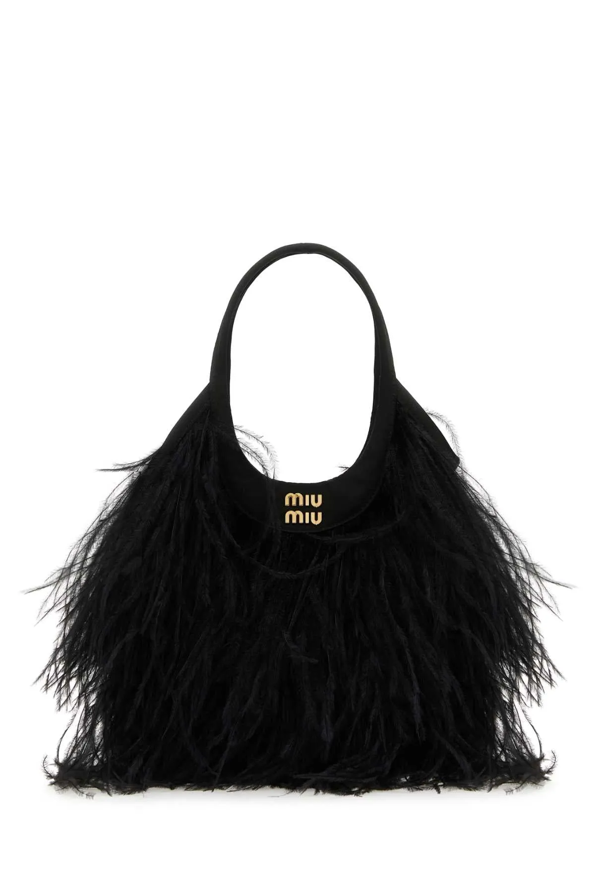Miu Miu Embellished Satin Handbag