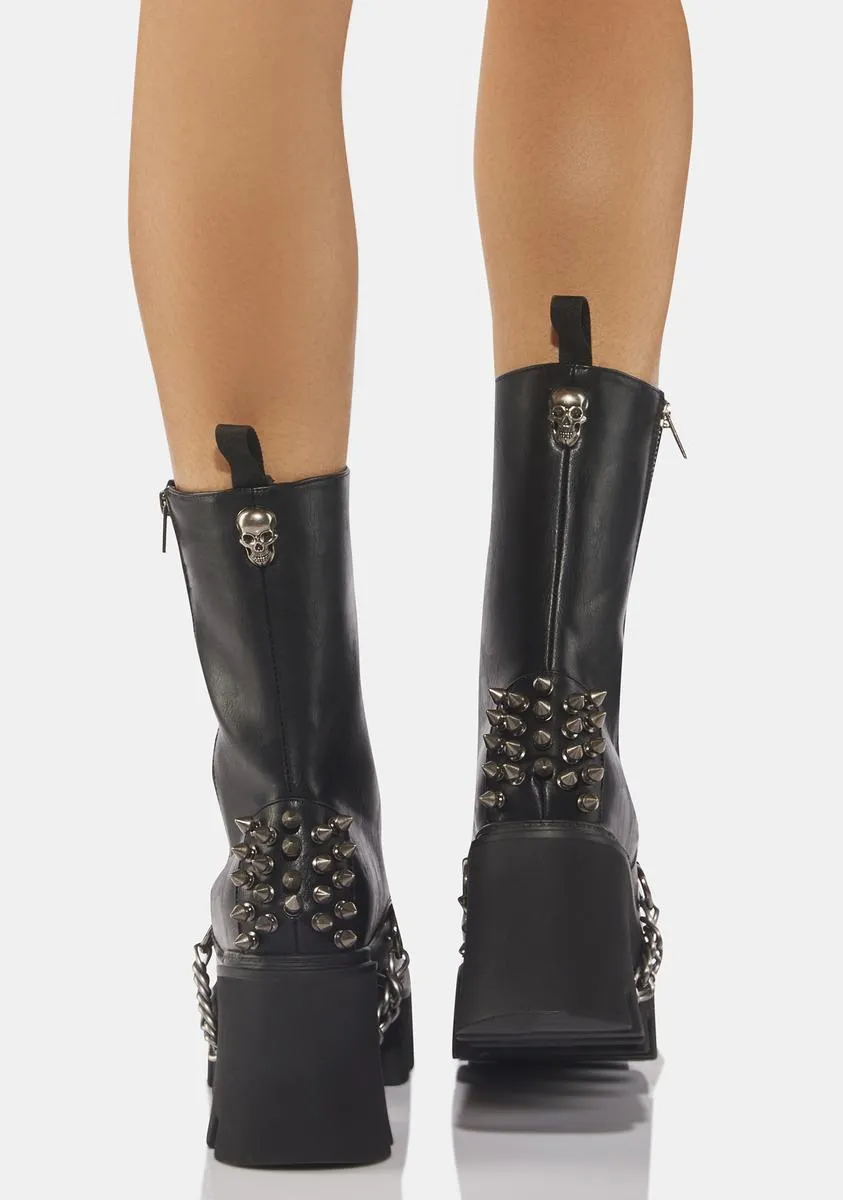 No Time Platform Boots-