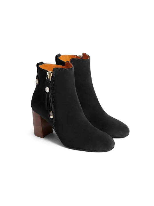 Oakham black Heeled Ankle Boots