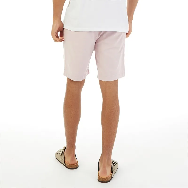Onfire Mens Stretch Canvas Shorts Dusky Pink