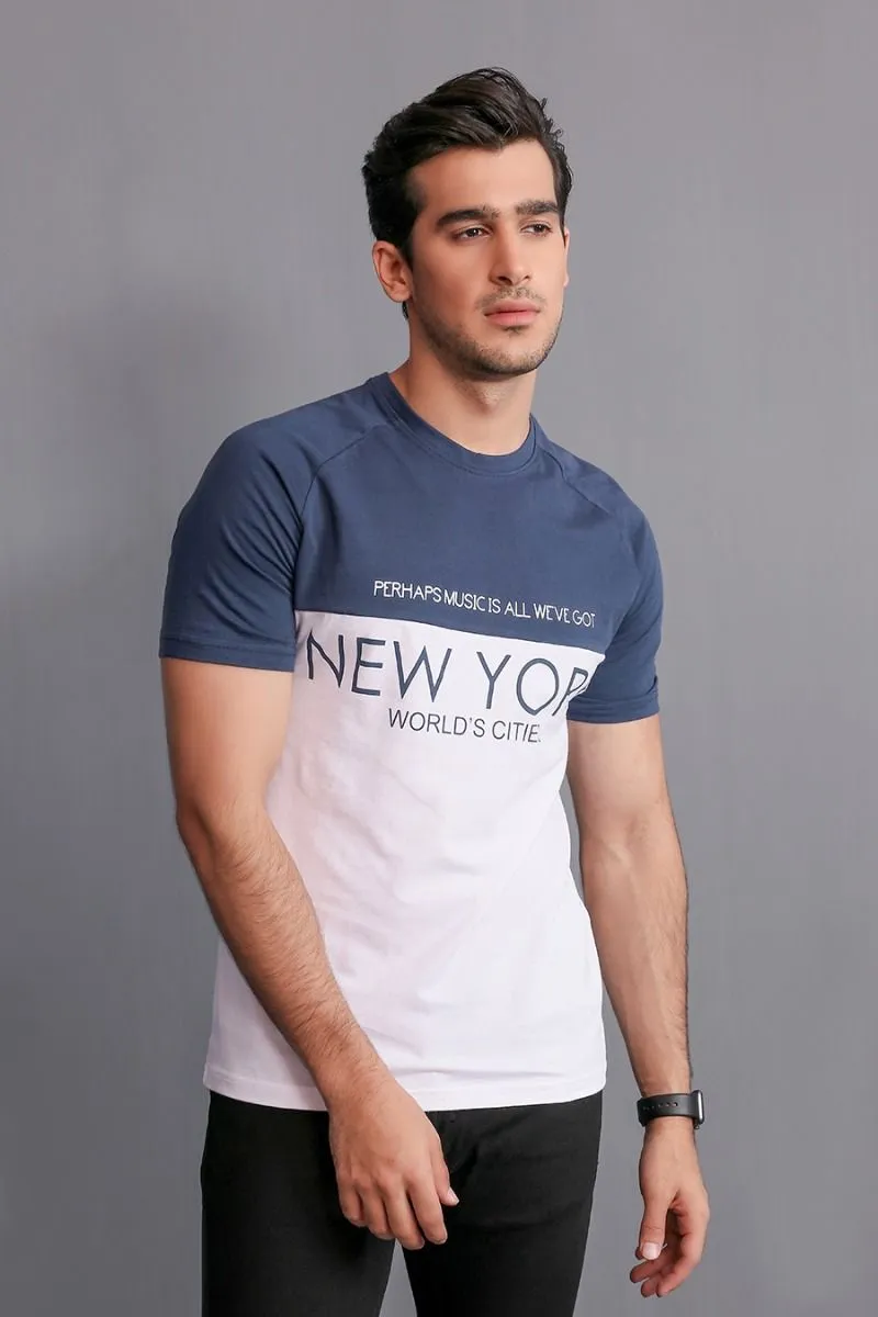 OXFORD BLUE T-SHIRT