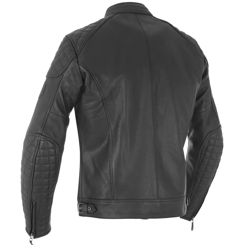 Oxford Hampton Leather Jacket - Black