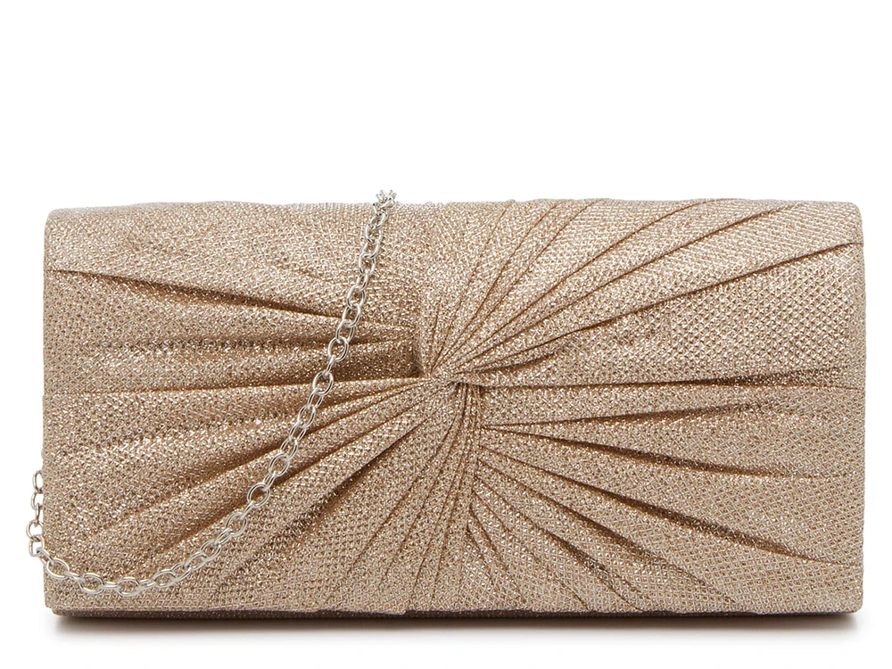 Pleated Twist Clutch