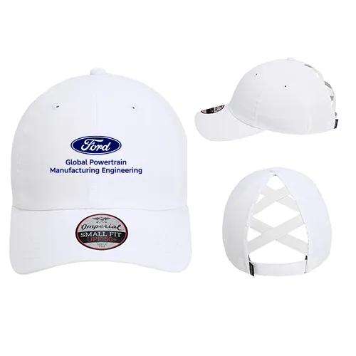 Ponytail Cap- White