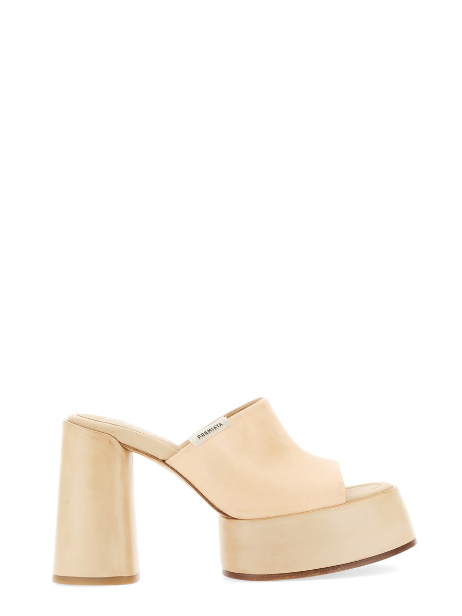 PREMIATA      SABOT PLATFORM IN PELLE