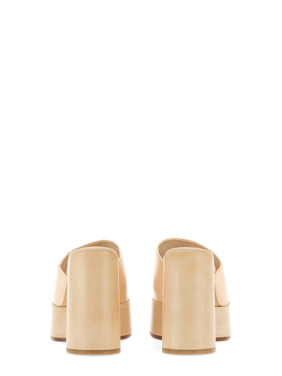 PREMIATA      SABOT PLATFORM IN PELLE