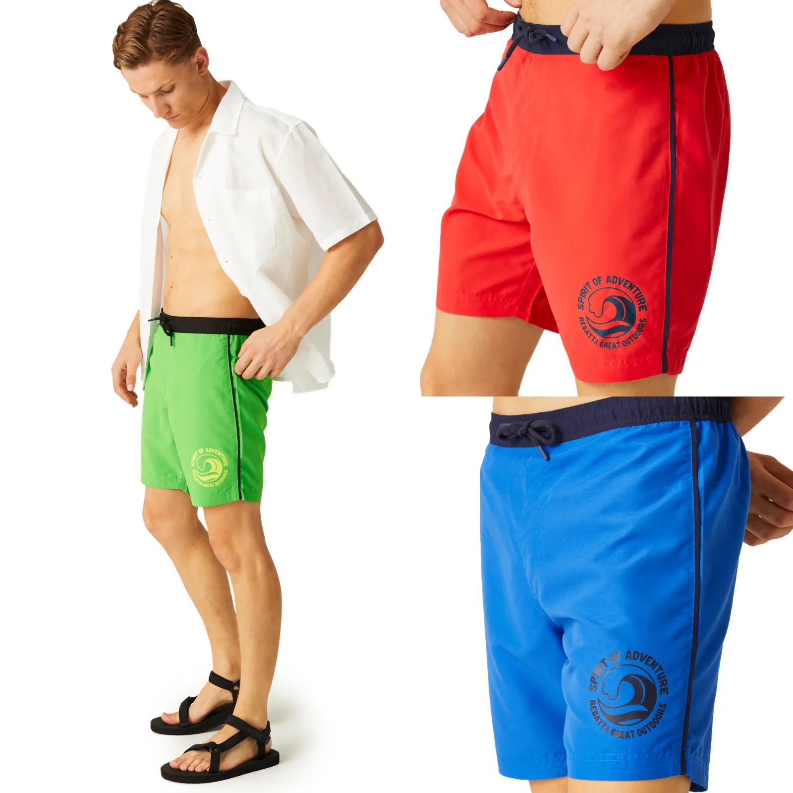 Regatta Mens Bentham UV Protect Swim Shorts