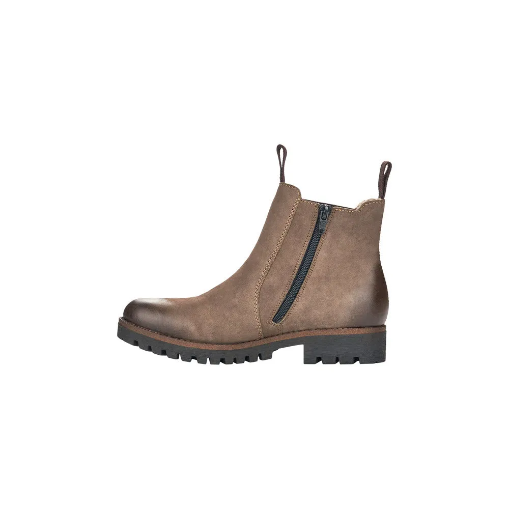 RIEKER LUG SOLE CHELSEA WITH ZIP MUD - WOMENS