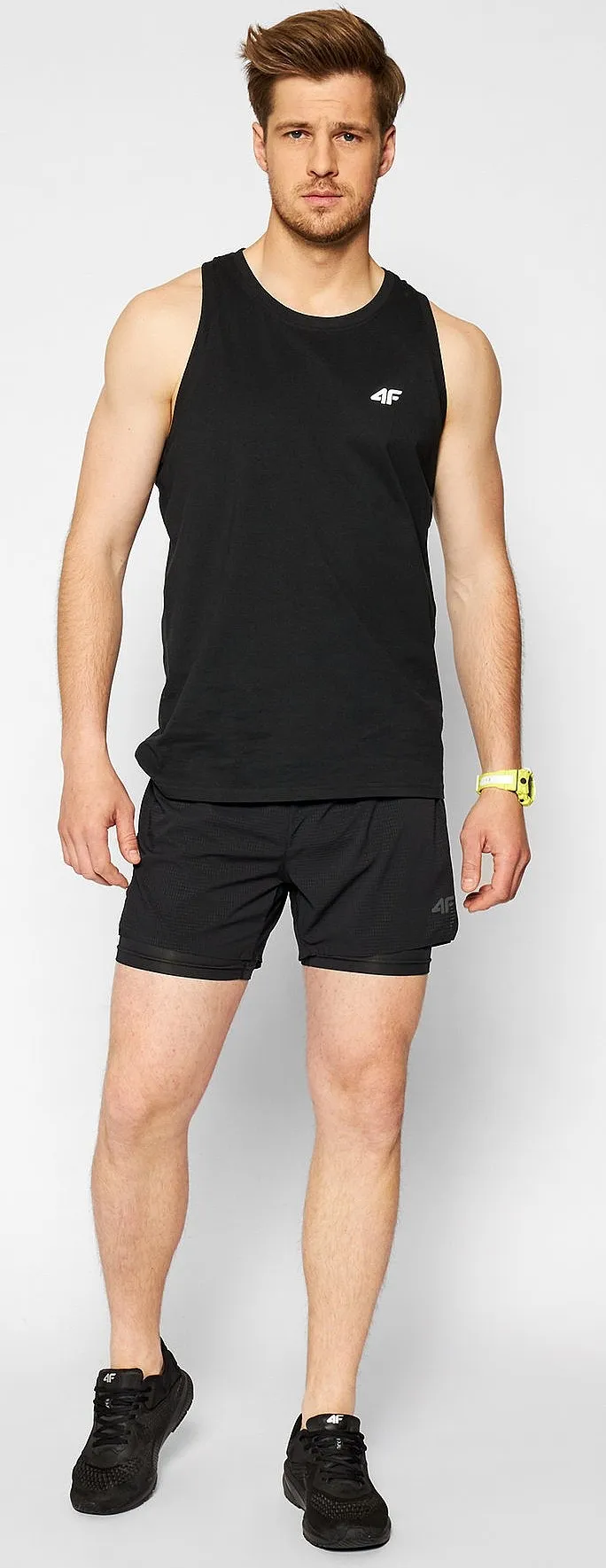 shorts 4F H4L21-SKMF010 - 20S/Deep Black - men´s