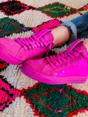 Sneakers PM001 - Rodéo Trip - Fuchsia | PAUL MARIUS