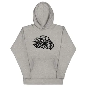 Stay Weird Graffiti Tag Hoodie | Gray