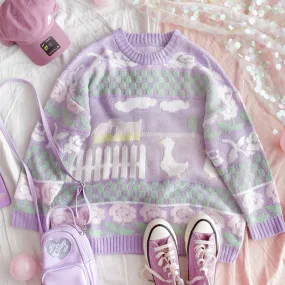 SWEET PURPLE SWEATER BY21115