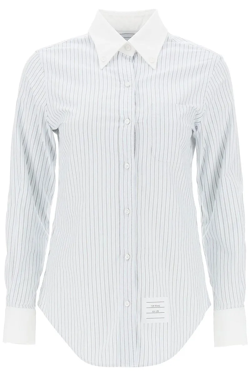Thom Browne    Thom Browne Striped Oxford Shirt