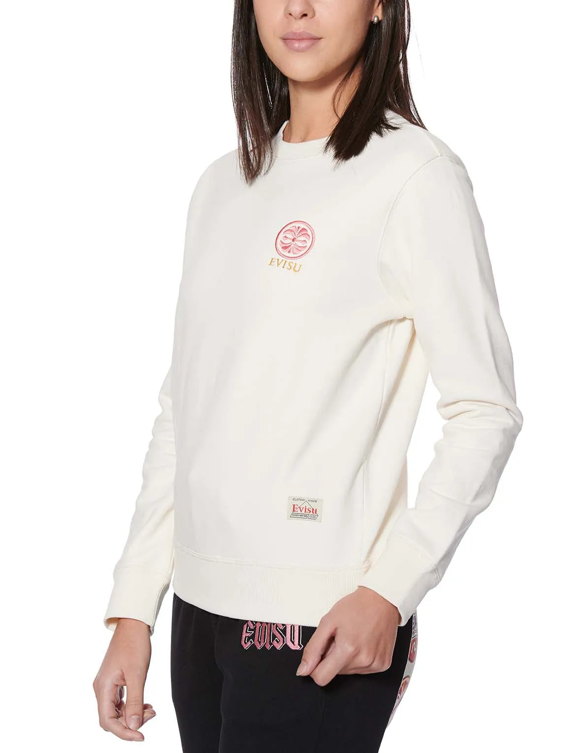 Three Wise Darumas Poster Print Sweatshirt