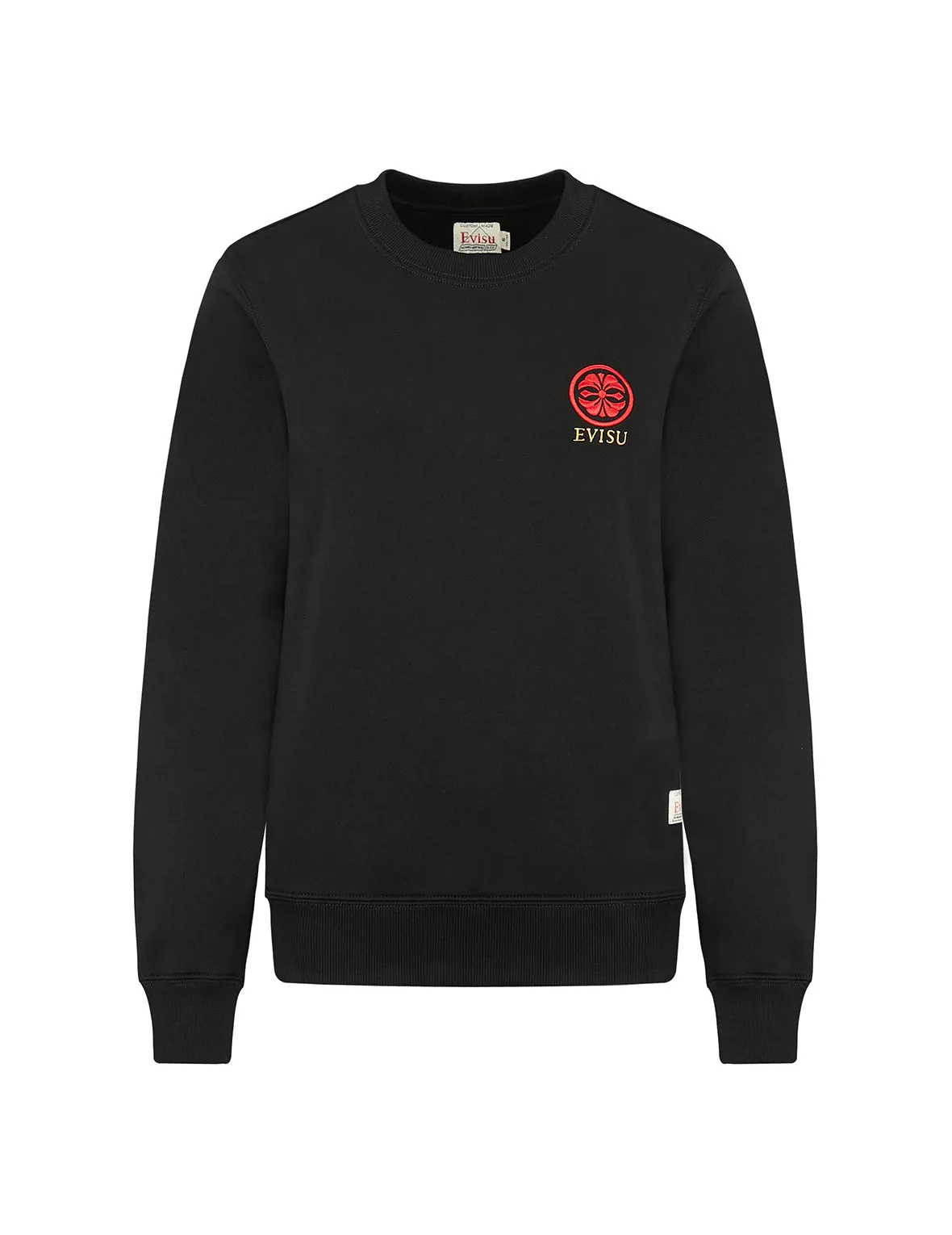 Three Wise Darumas Poster Print Sweatshirt