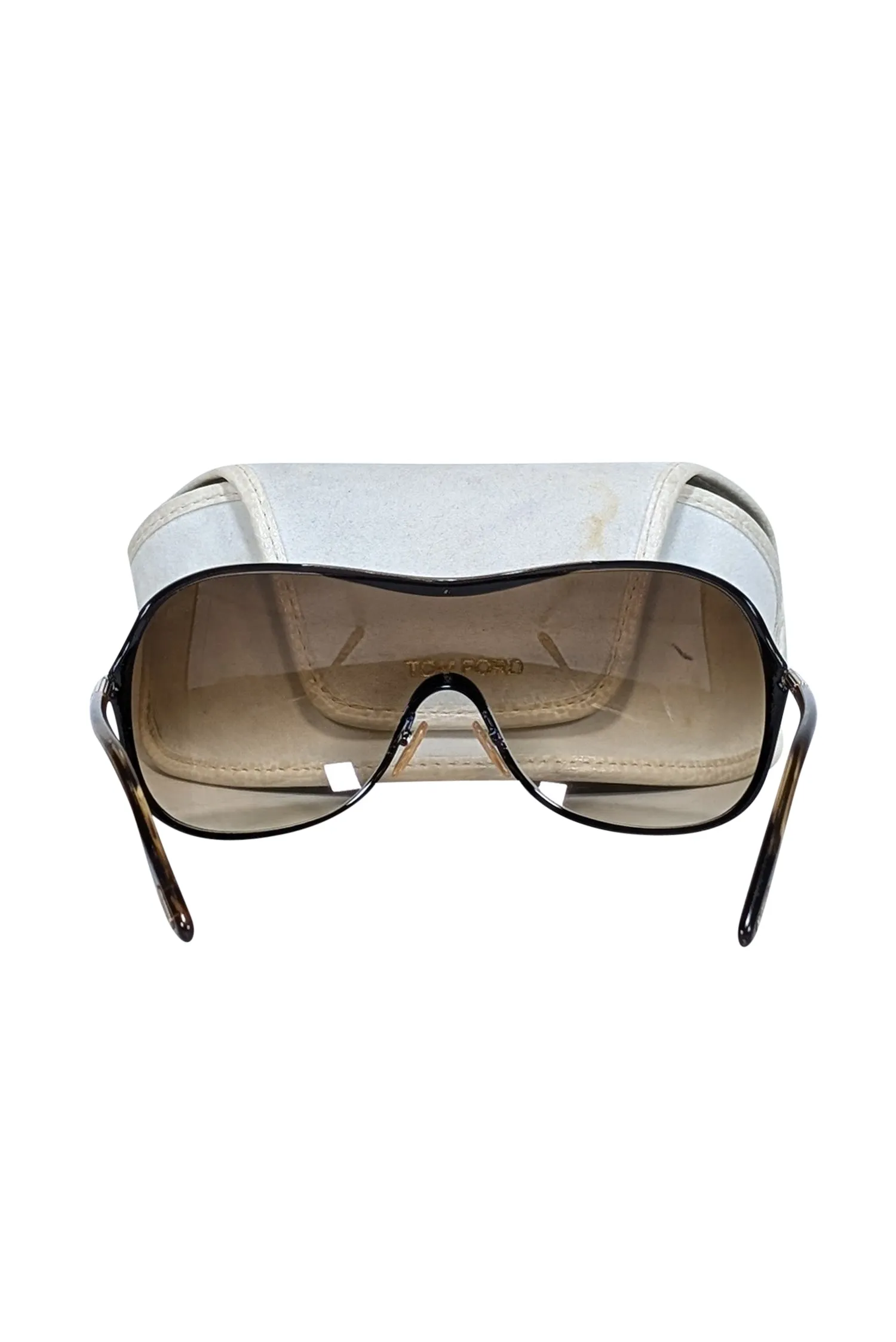Tom Ford - Brown Ombre Oversized Sunglasses