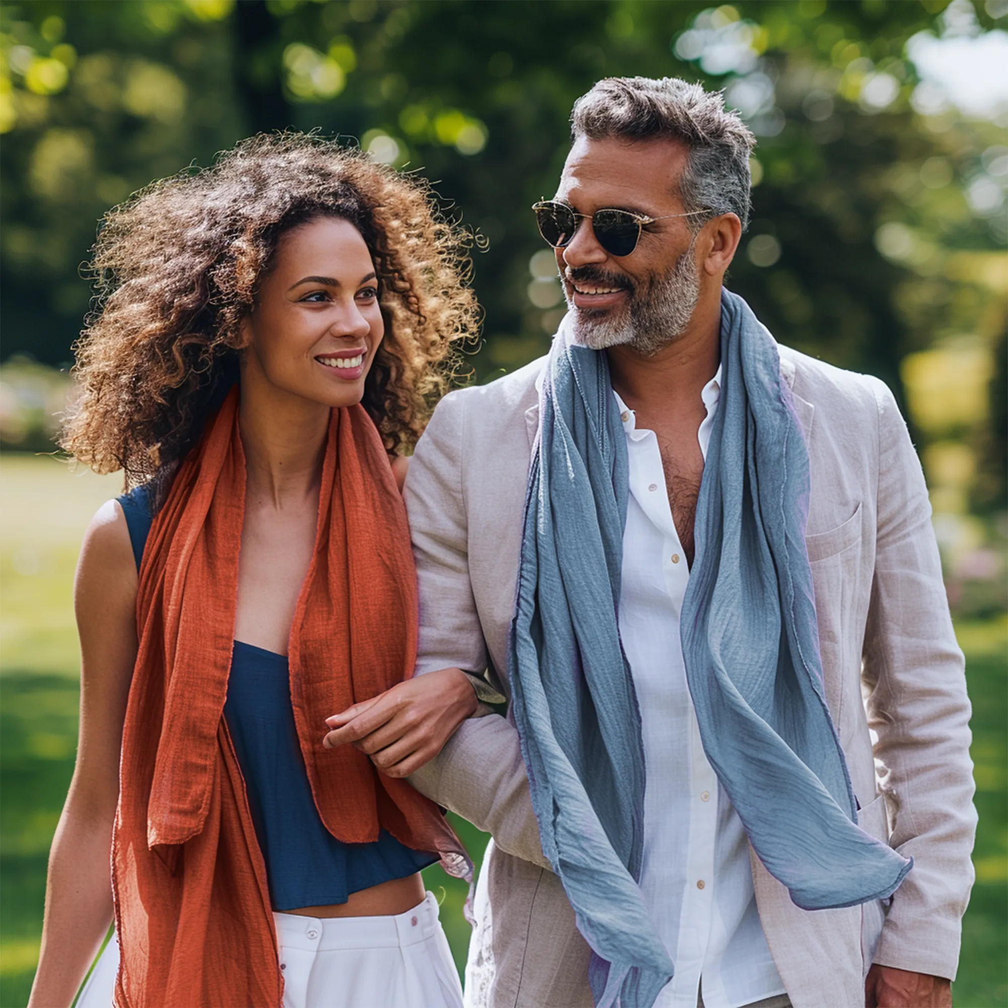 Unisex Linen Scarf