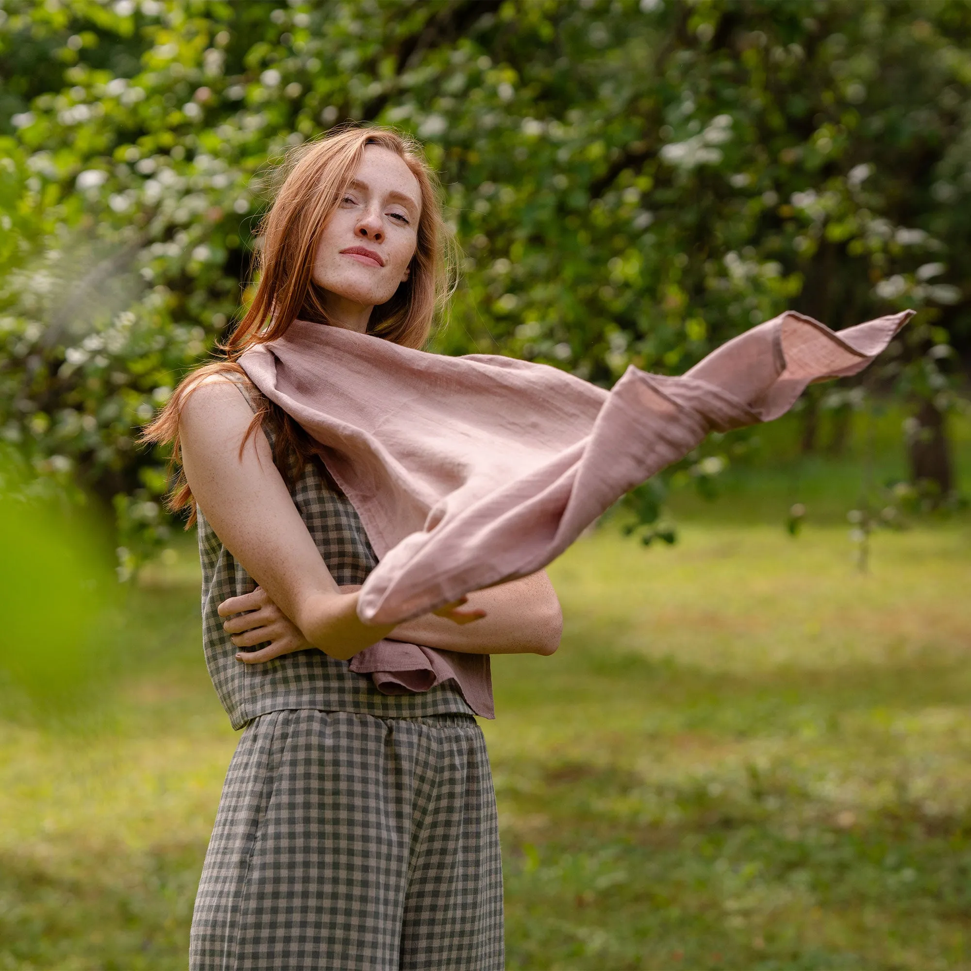 Unisex Linen Scarf