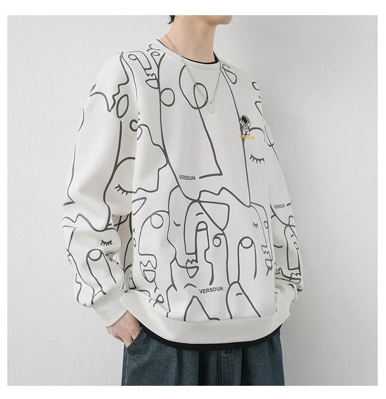 VERSDUN Astronaut Vector Art Sweatshirt