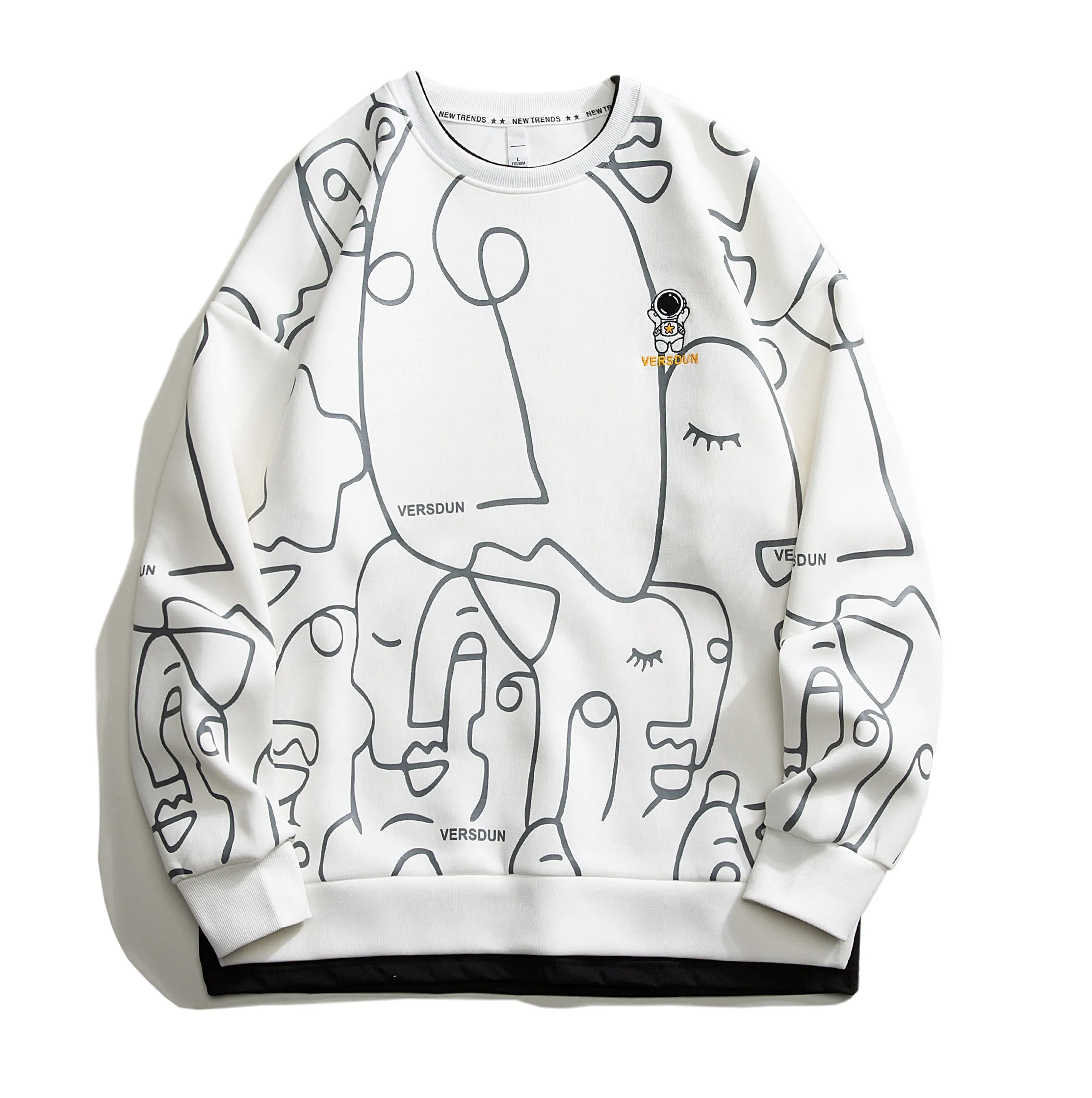 VERSDUN Astronaut Vector Art Sweatshirt