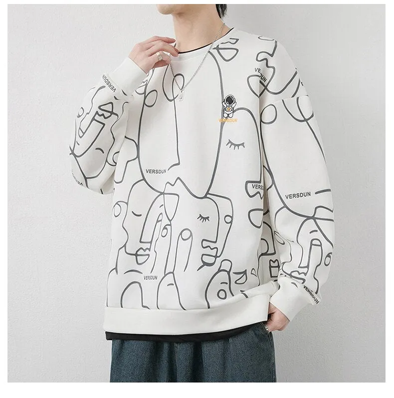 VERSDUN Astronaut Vector Art Sweatshirt