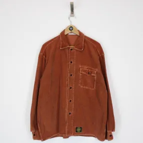 Vintage 80s Stone Island Jumbo Cord Shirt XL
