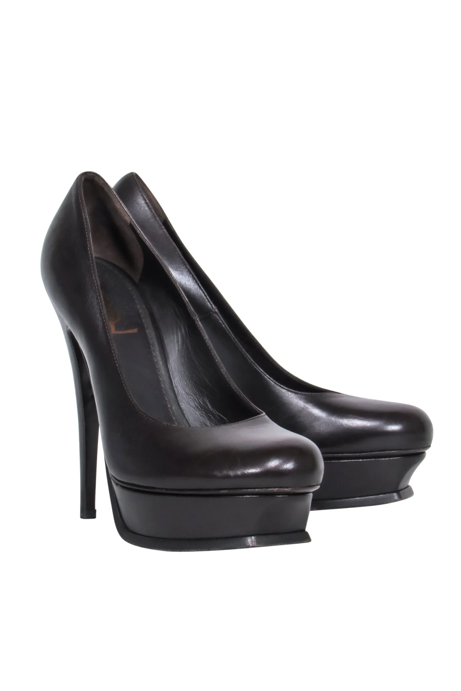 Yves Saint Laurent - Brown Platform Pumps Sz 10